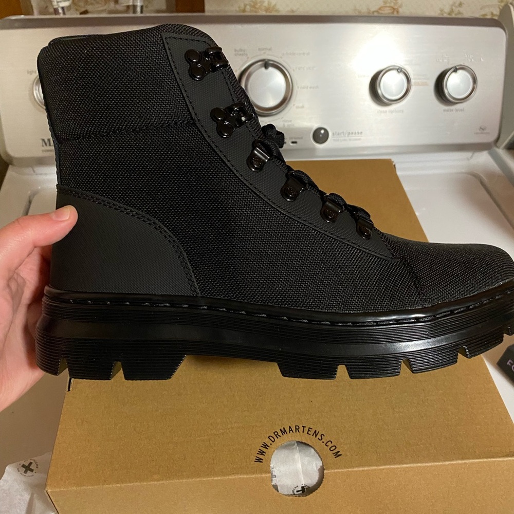 Dr. Martens Black Combat Boots